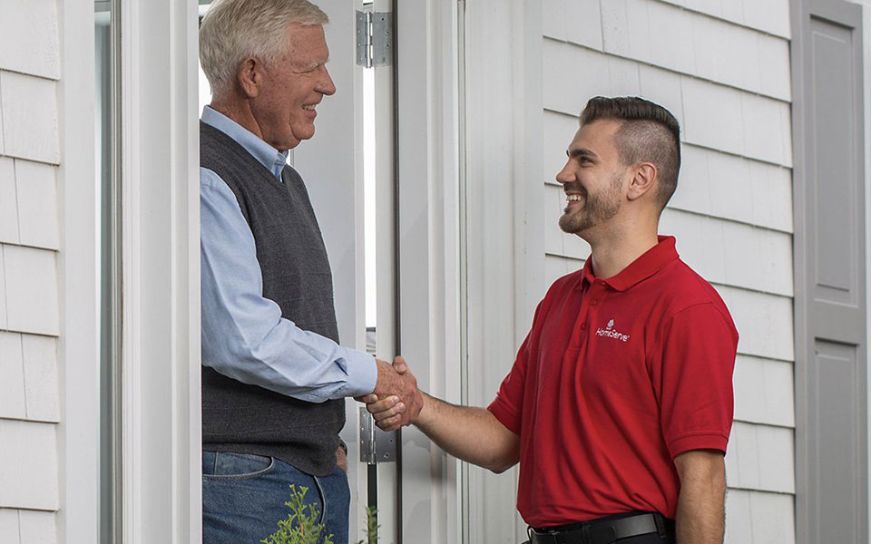 two men shaking hands
